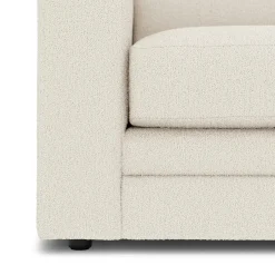 Riley 84" Storage Sofa - Ivory Wool Bouclé