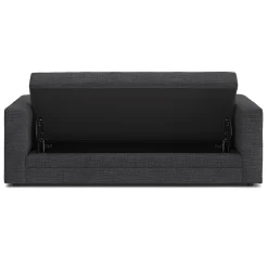 Riley 84" Storage Sofa - Napa Charcoal