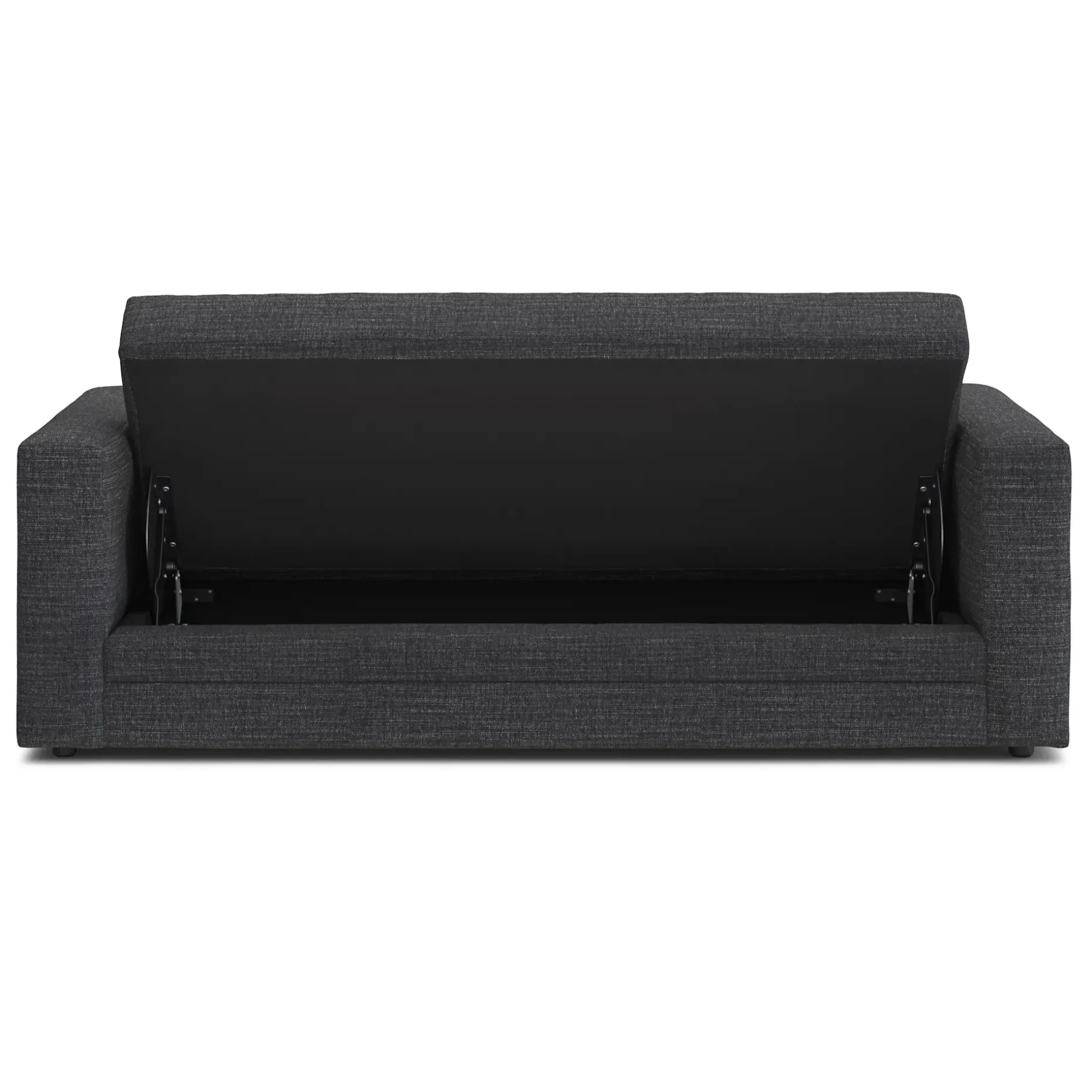 Riley 84" Storage Sofa - Napa Charcoal