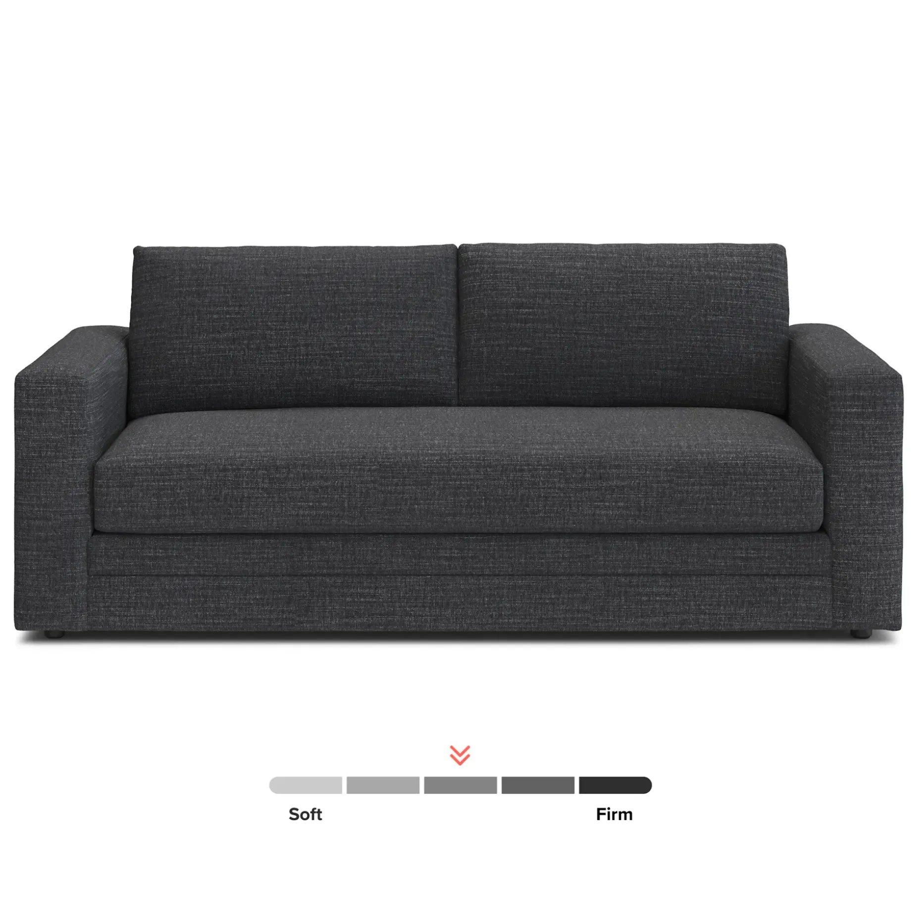 Riley 84" Storage Sofa - Napa Charcoal