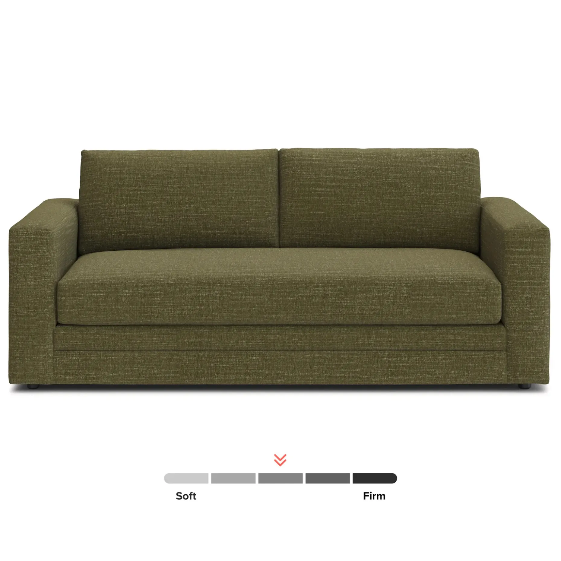 Riley 84" Storage Sofa - Napa Moss