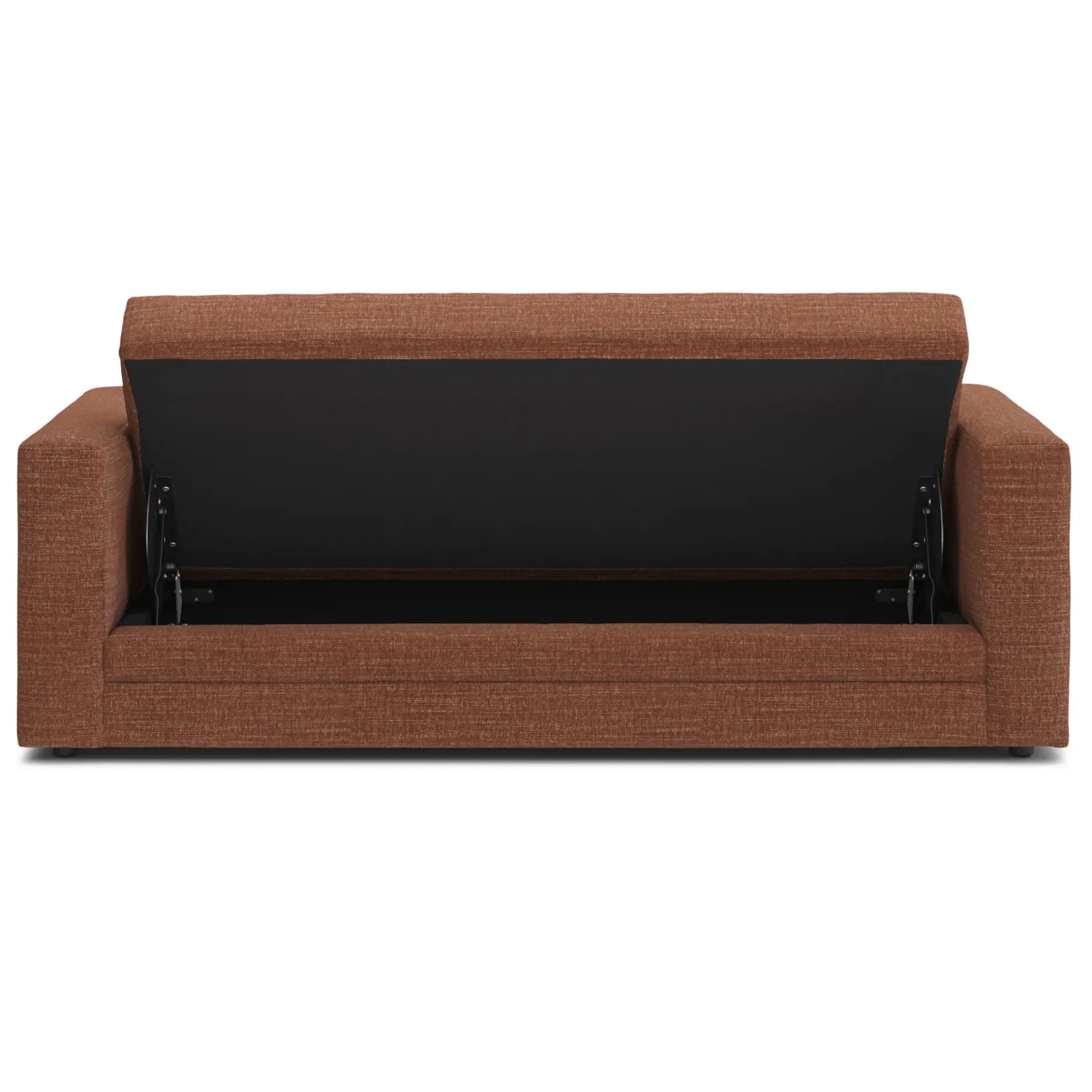 Riley 84" Storage Sofa - Napa Rust