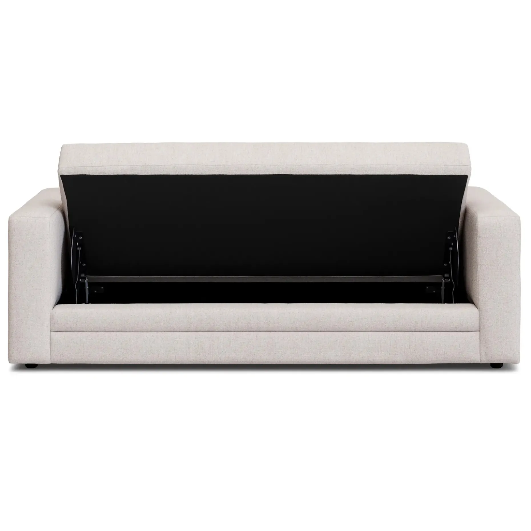 Riley 84" Storage Sofa - Napa White