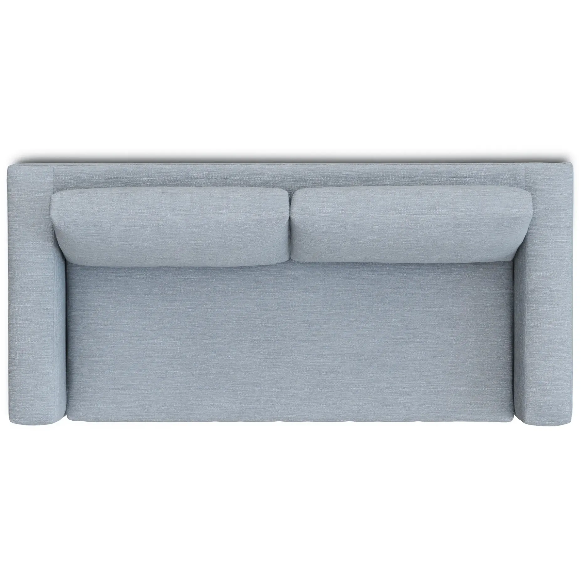 Riley 84" Storage Sofa - Silver Light Blue