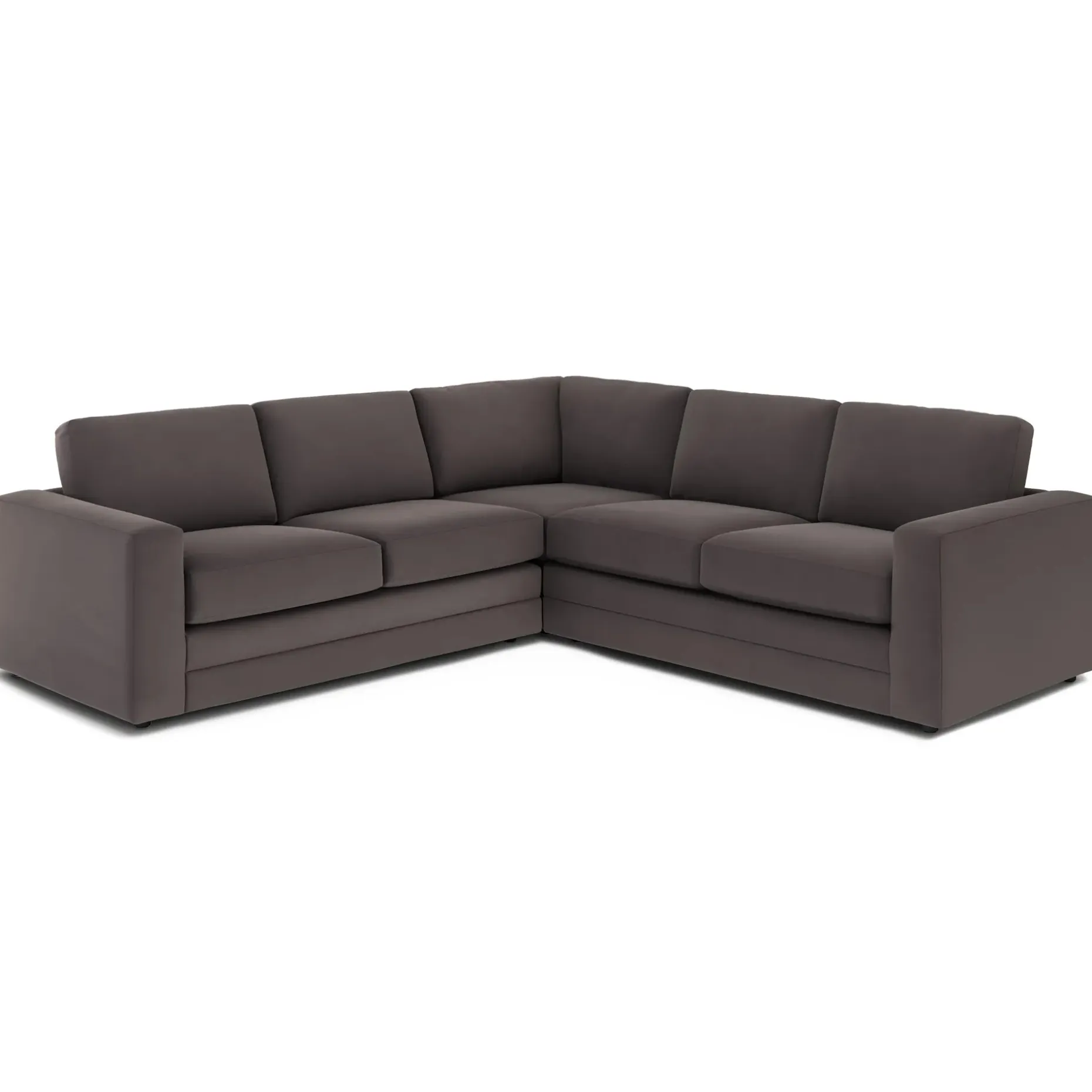 Riley 104" Velvet Corner Sectional - Hale Warm Gray