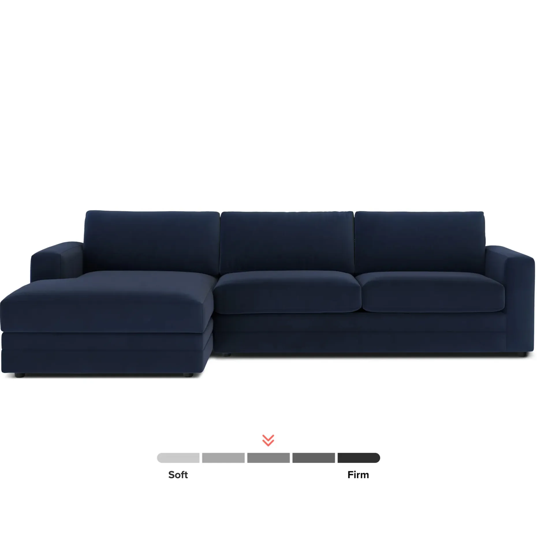 Riley 118" Velvet Left Storage Sleeper Sectional - Hale Ink