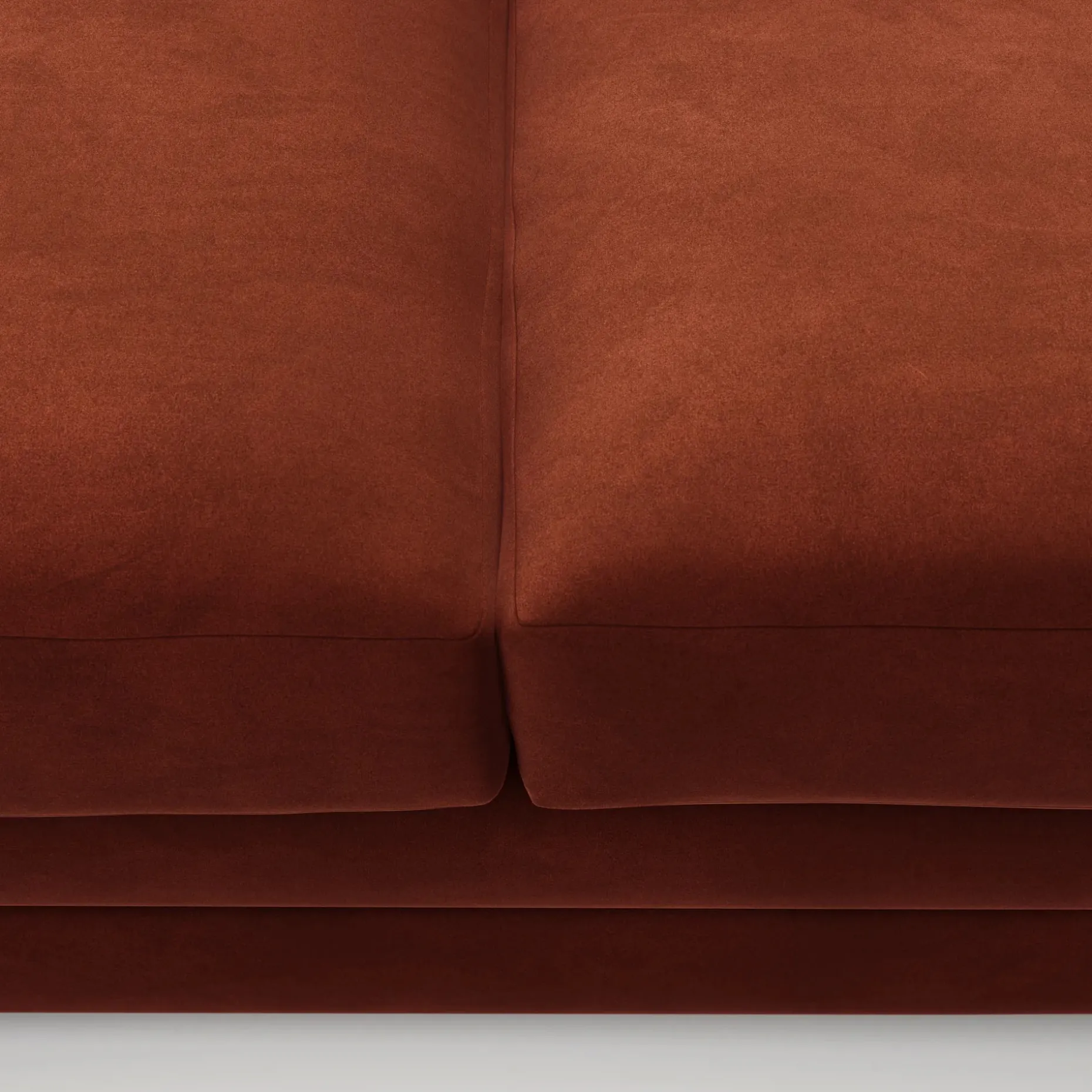 Riley 118" Velvet Left Storage Sleeper Sectional - Hale Rust