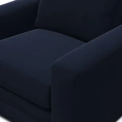 Riley 42" Velvet Lounge Chair - Hale Ink
