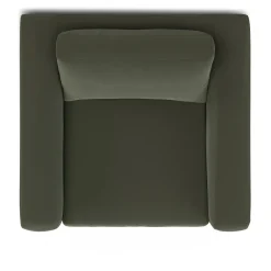 Riley 42" Velvet Lounge Chair - Hale Fir Green