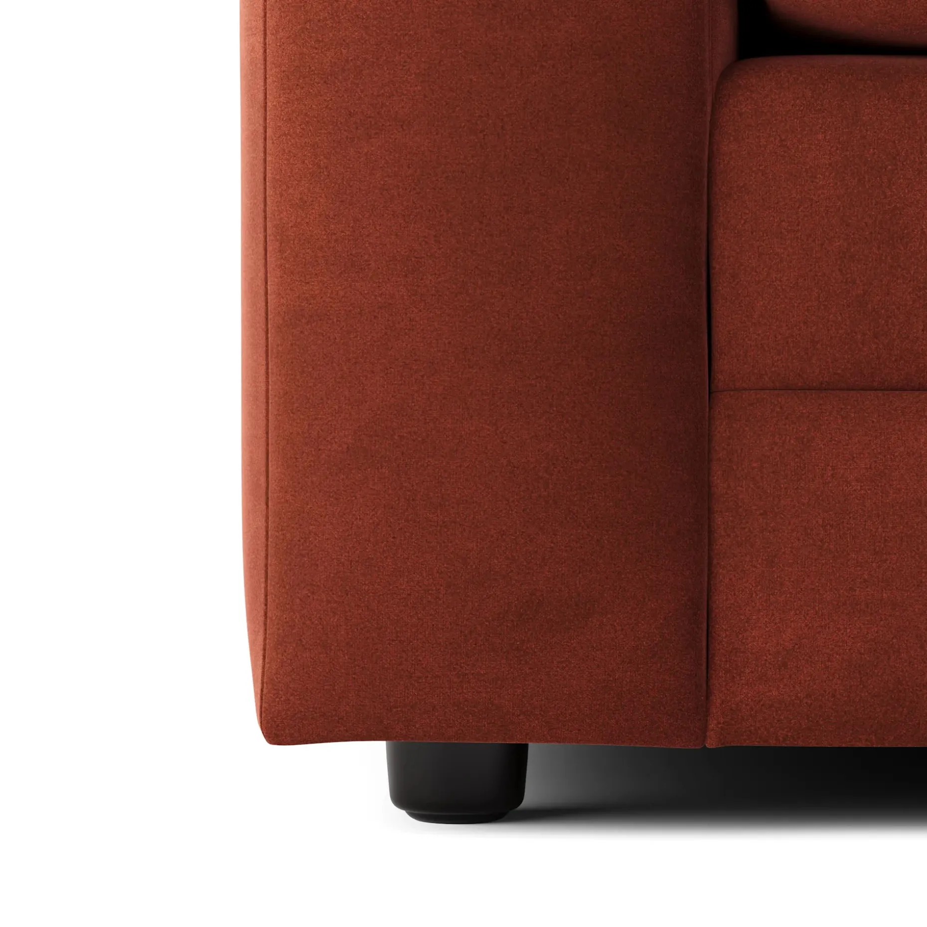 Riley 42" Velvet Lounge Chair - Hale Rust