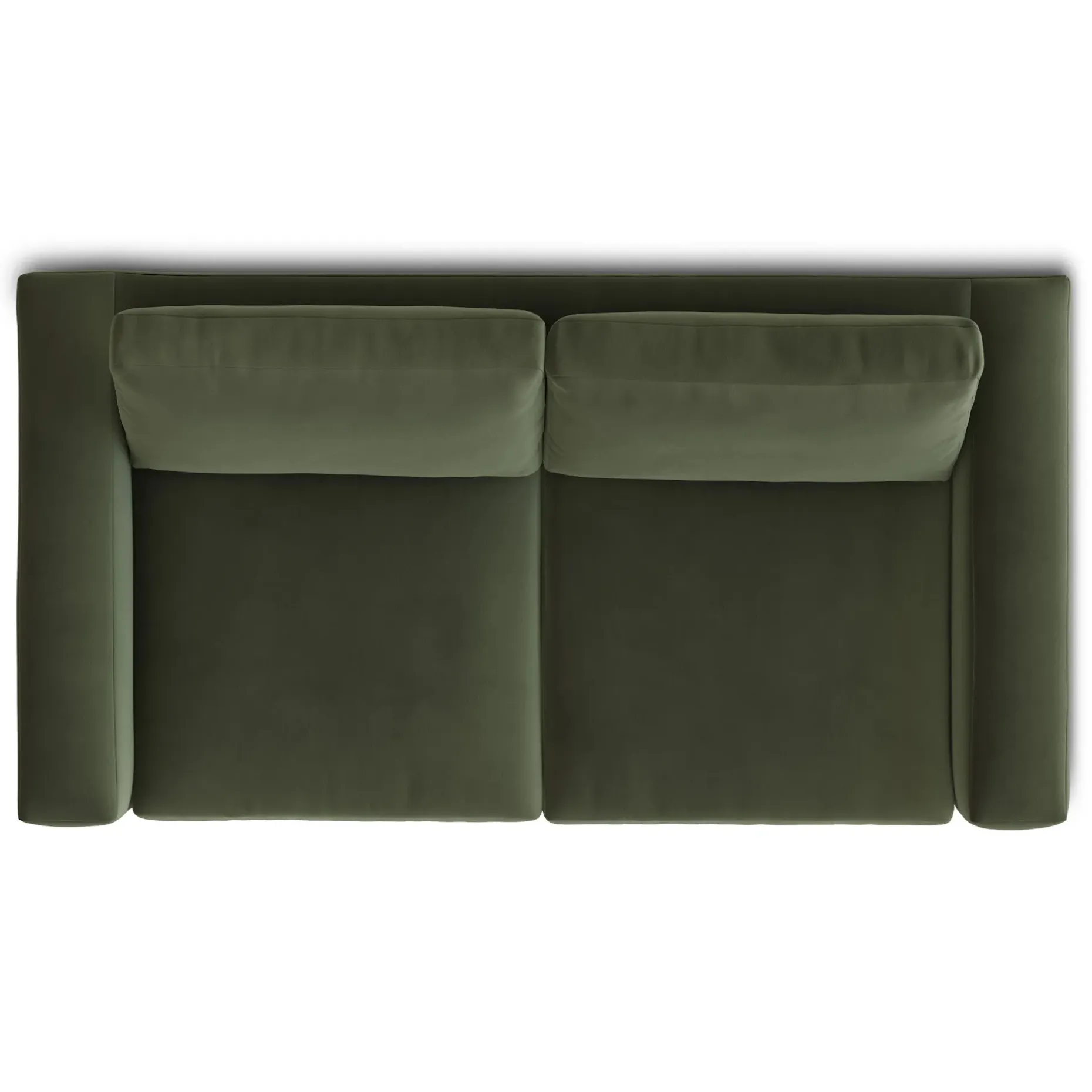 Riley 74" Velvet Loveseat - Hale Fir Green