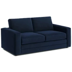 Riley 74" Velvet Loveseat - Hale Ink