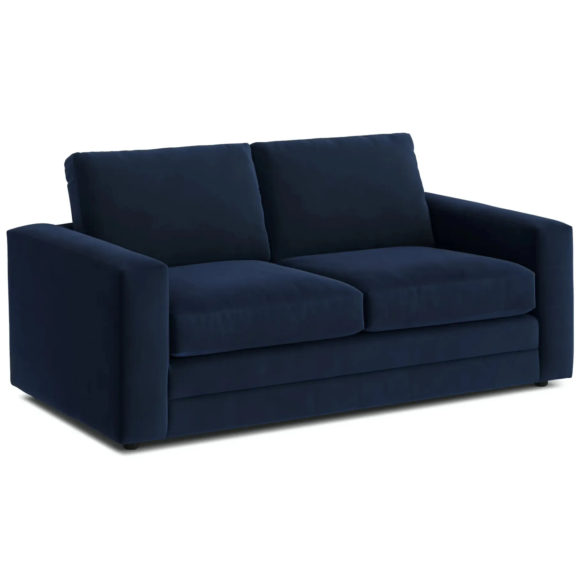 Riley 74" Velvet Loveseat - Hale Ink