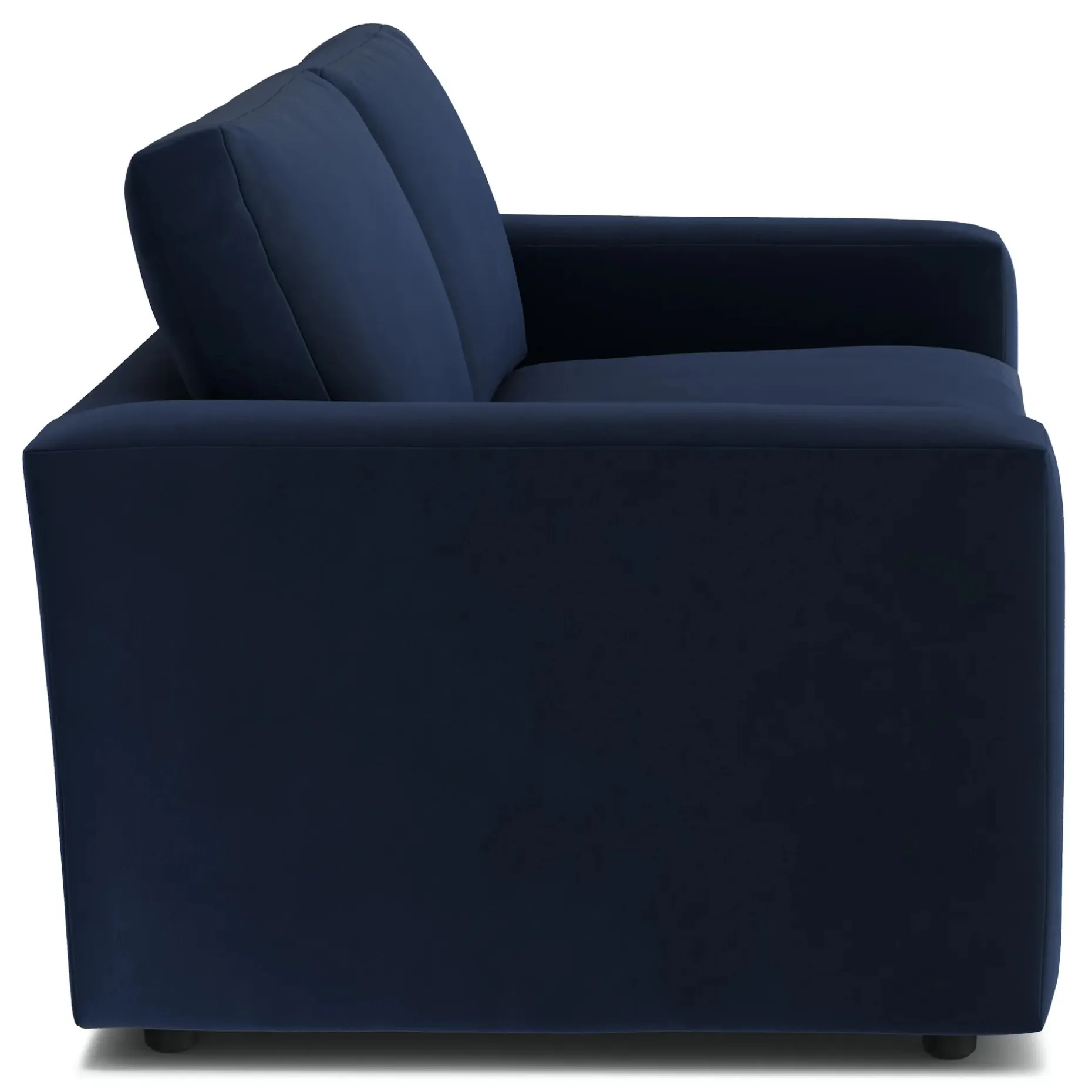 Riley 74" Velvet Loveseat - Hale Ink
