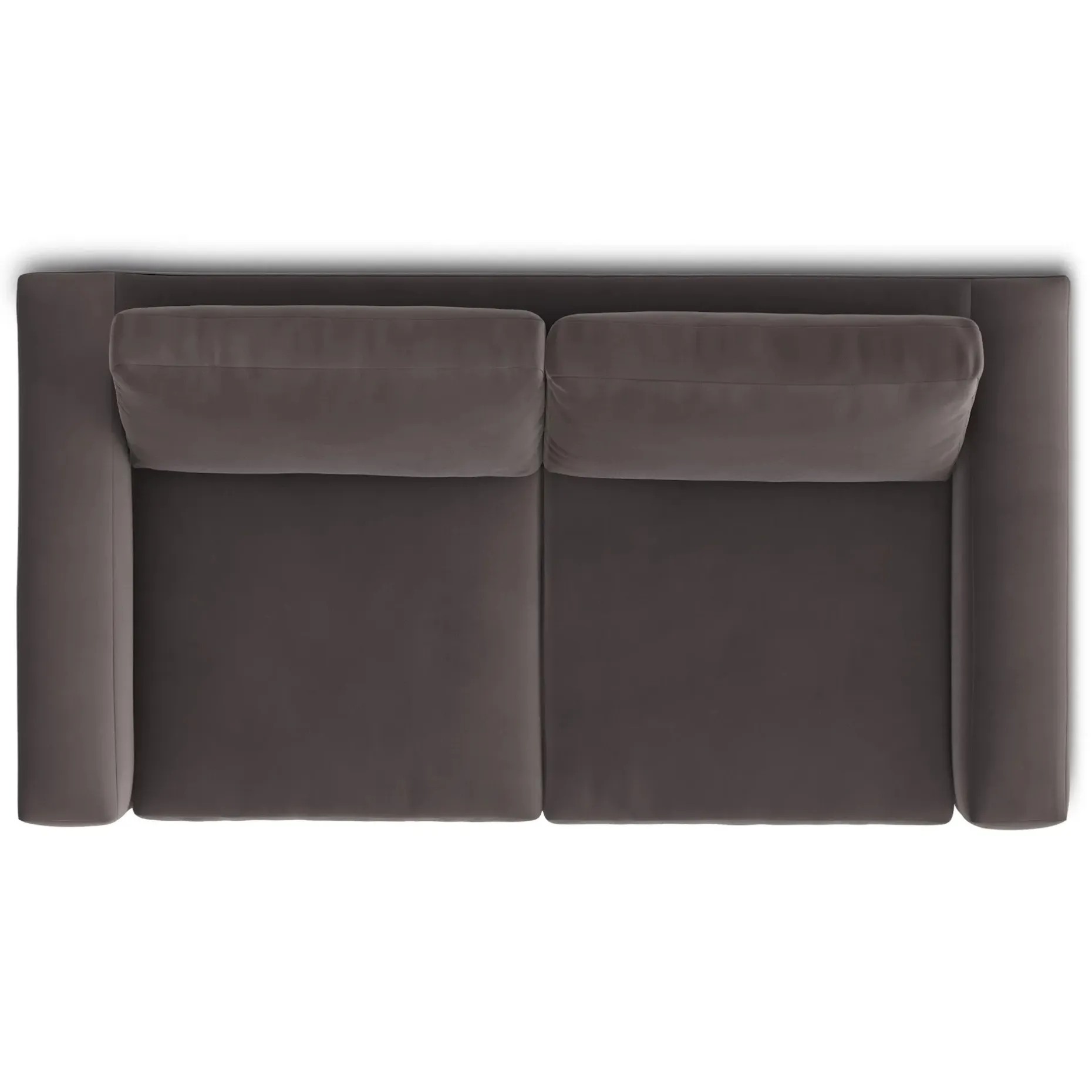 Riley 74" Velvet Loveseat - Hale Warm Gray