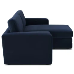 Riley 84" Velvet Reversible Storage Sectional - Hale Ink