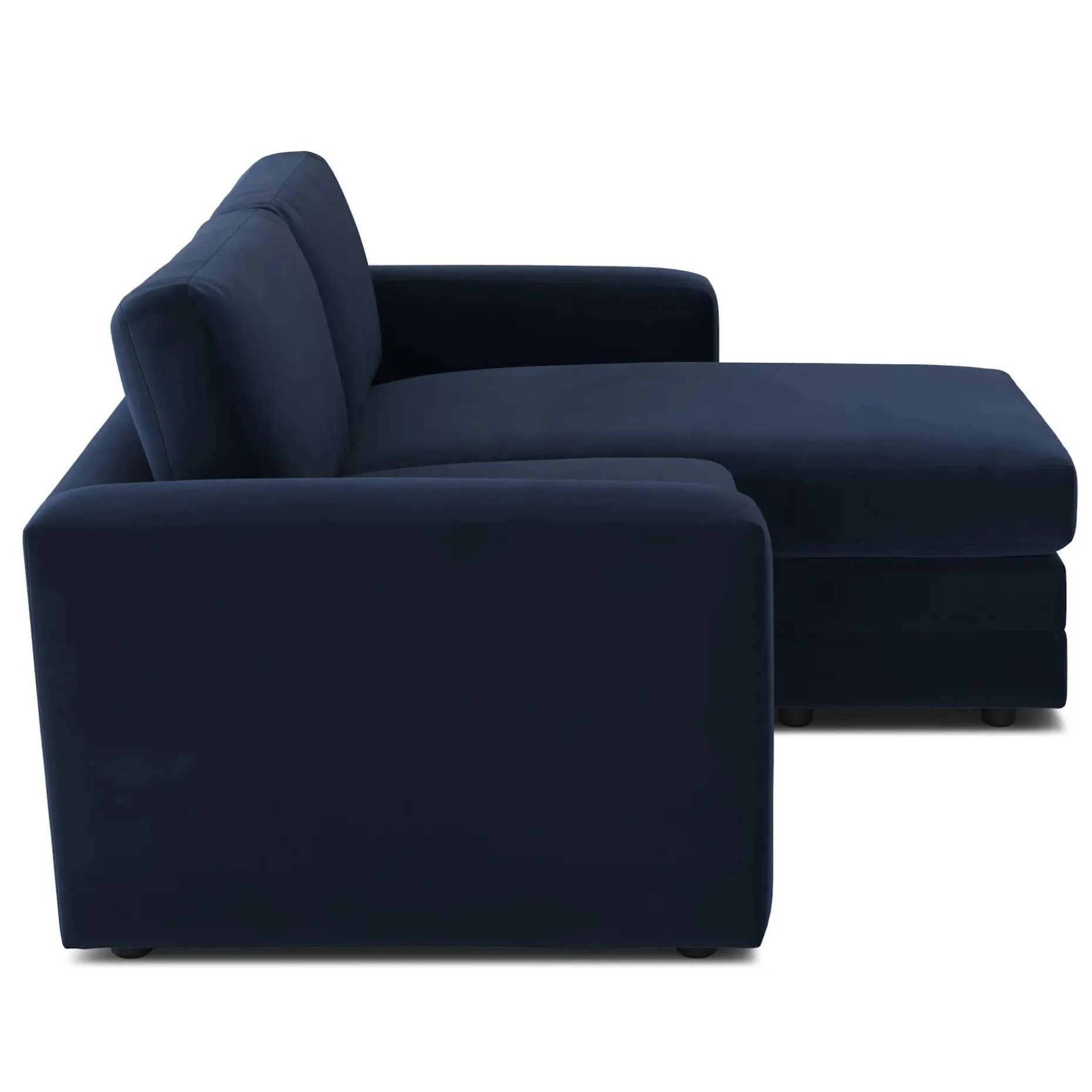 Riley 84" Velvet Reversible Storage Sectional - Hale Ink