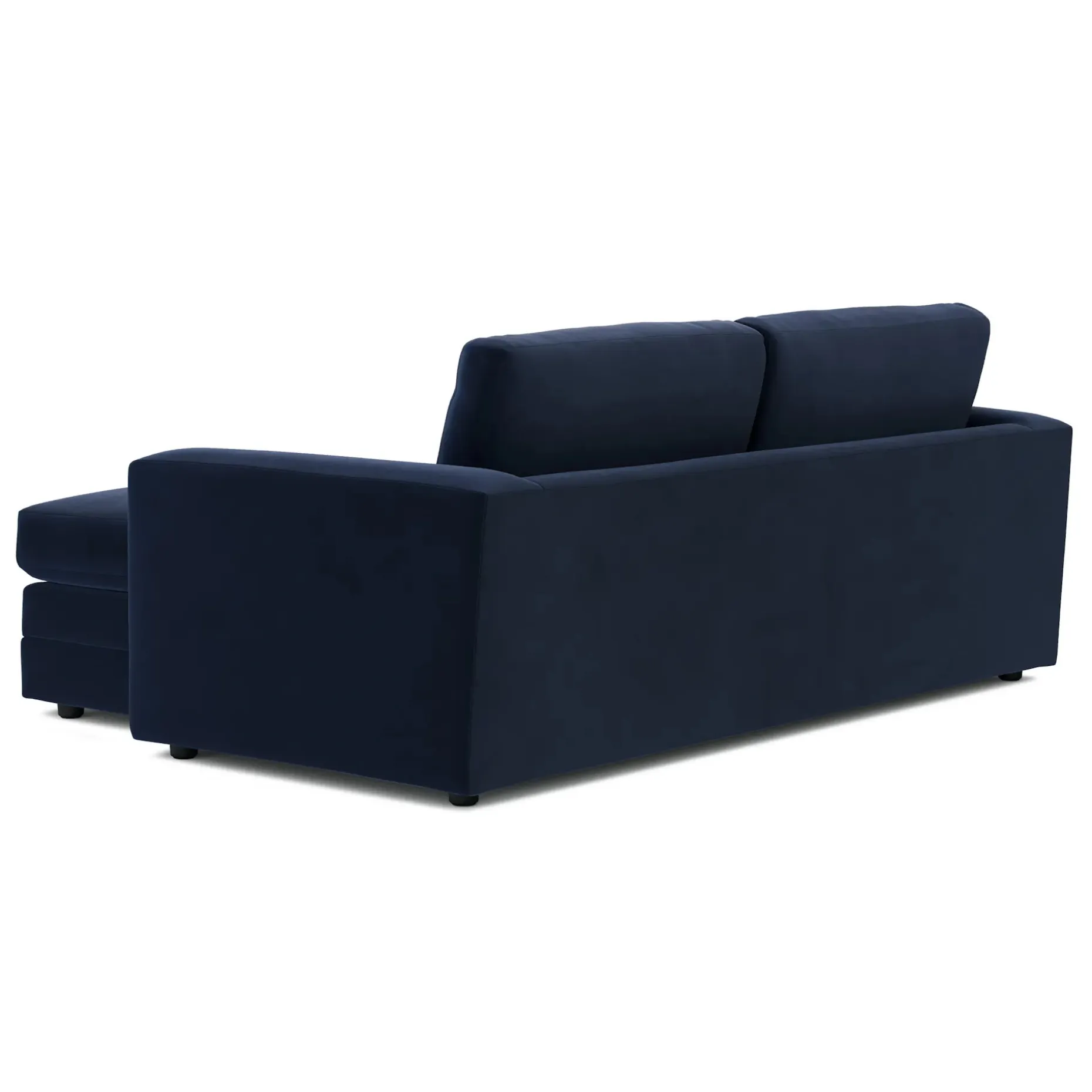 Riley 84" Velvet Reversible Storage Sectional - Hale Ink