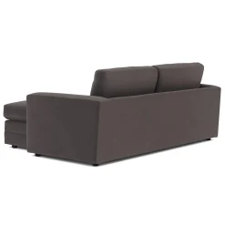 Riley 84" Velvet Reversible Storage Sectional - Hale Warm Gray
