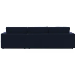 Riley 118.5" Velvet Right Sectional - Hale Ink