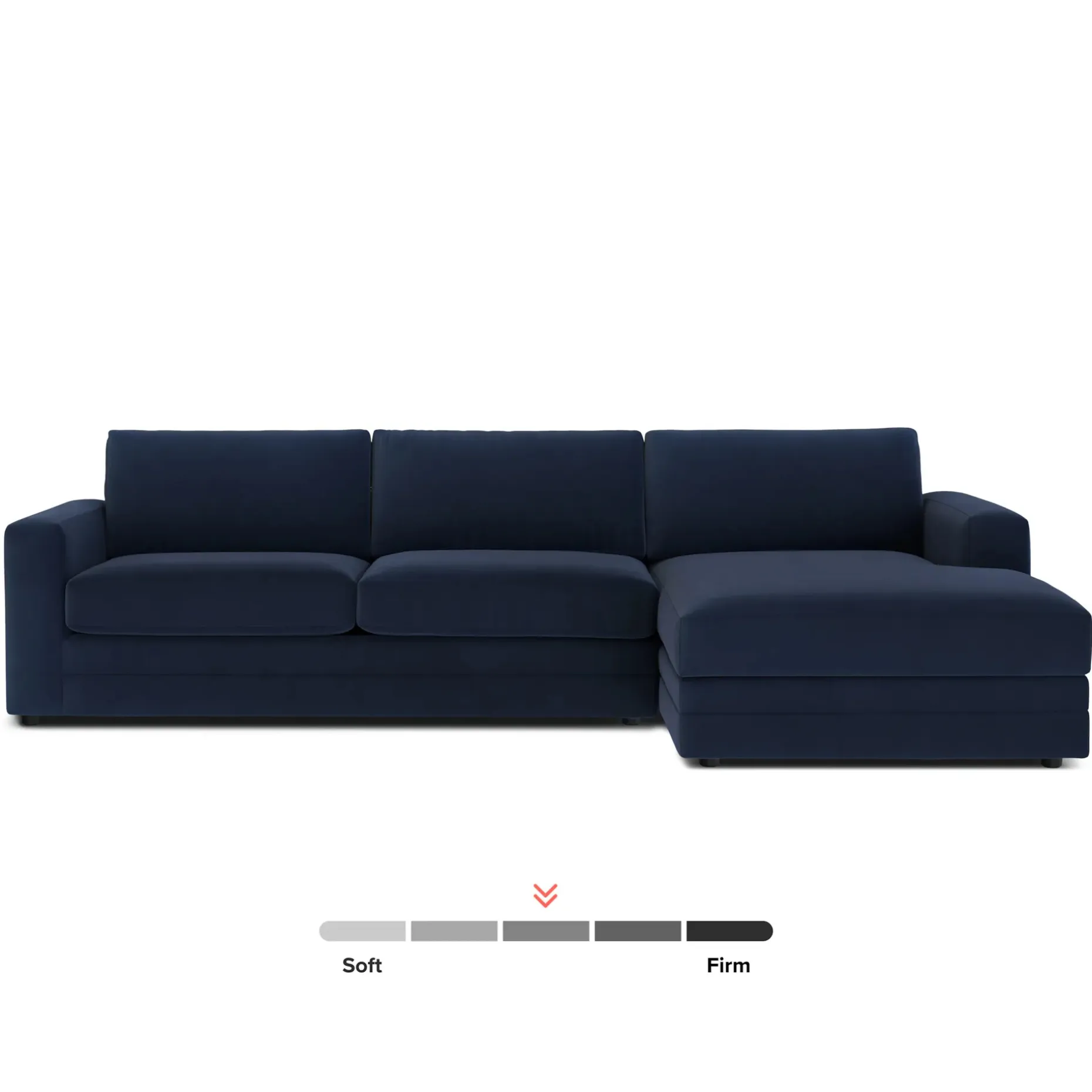 Riley 118" Velvet Right Storage Sleeper Sectional - Hale Ink