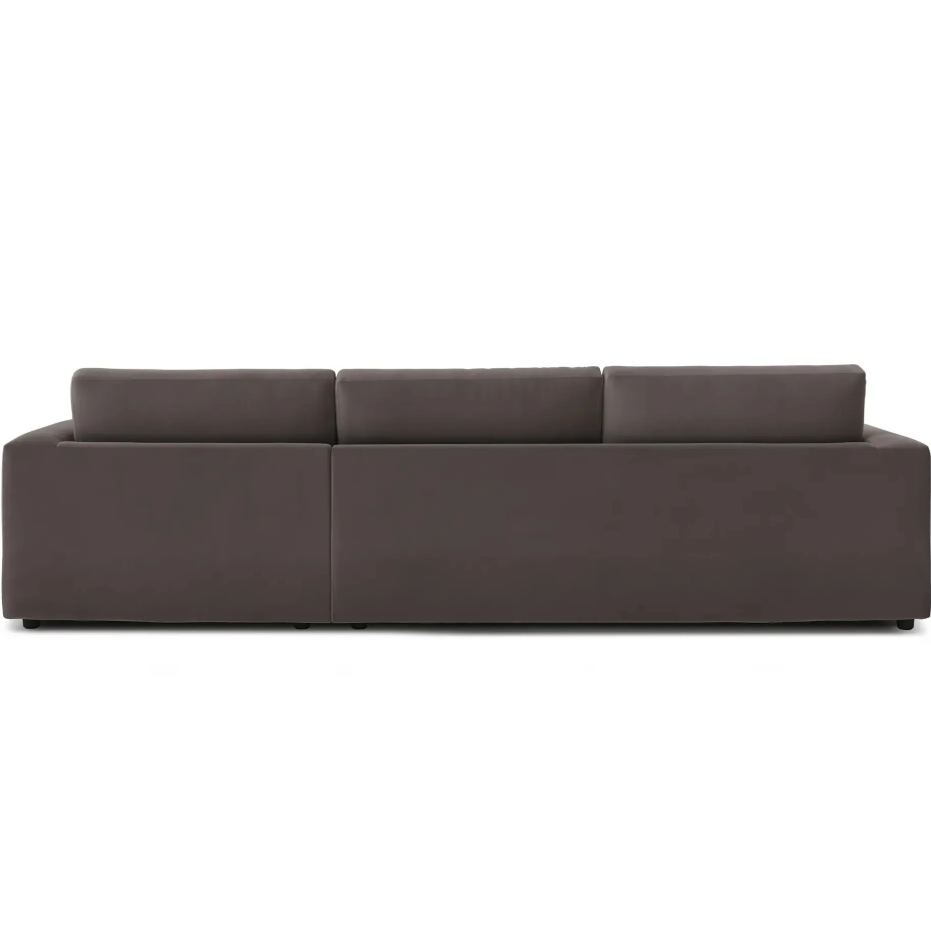 Riley 118" Velvet Right Storage Sleeper Sectional - Hale Warm Gray