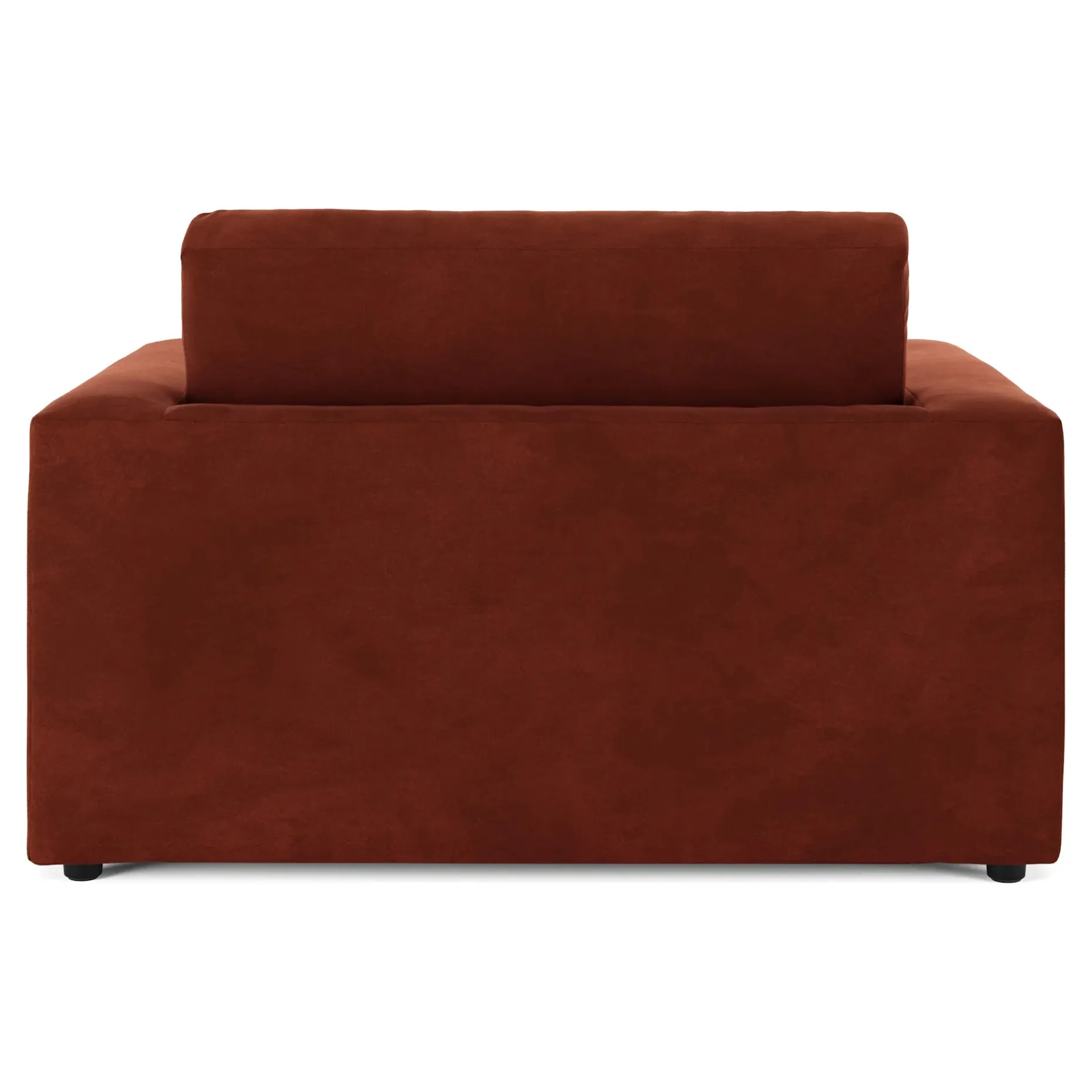 Riley 57.5" Velvet Sleeper Chair - Hale Rust