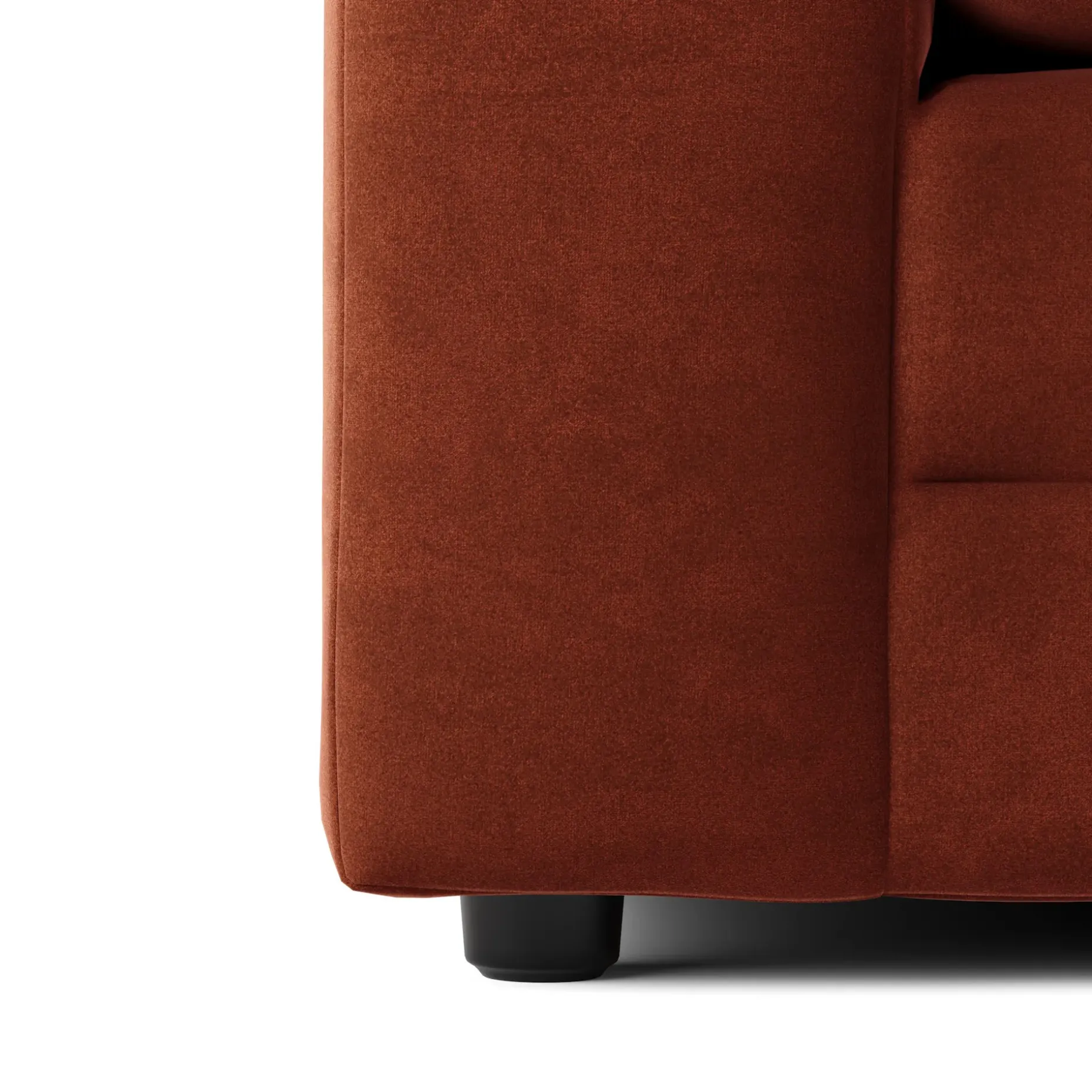 Riley 57.5" Velvet Sleeper Chair - Hale Rust