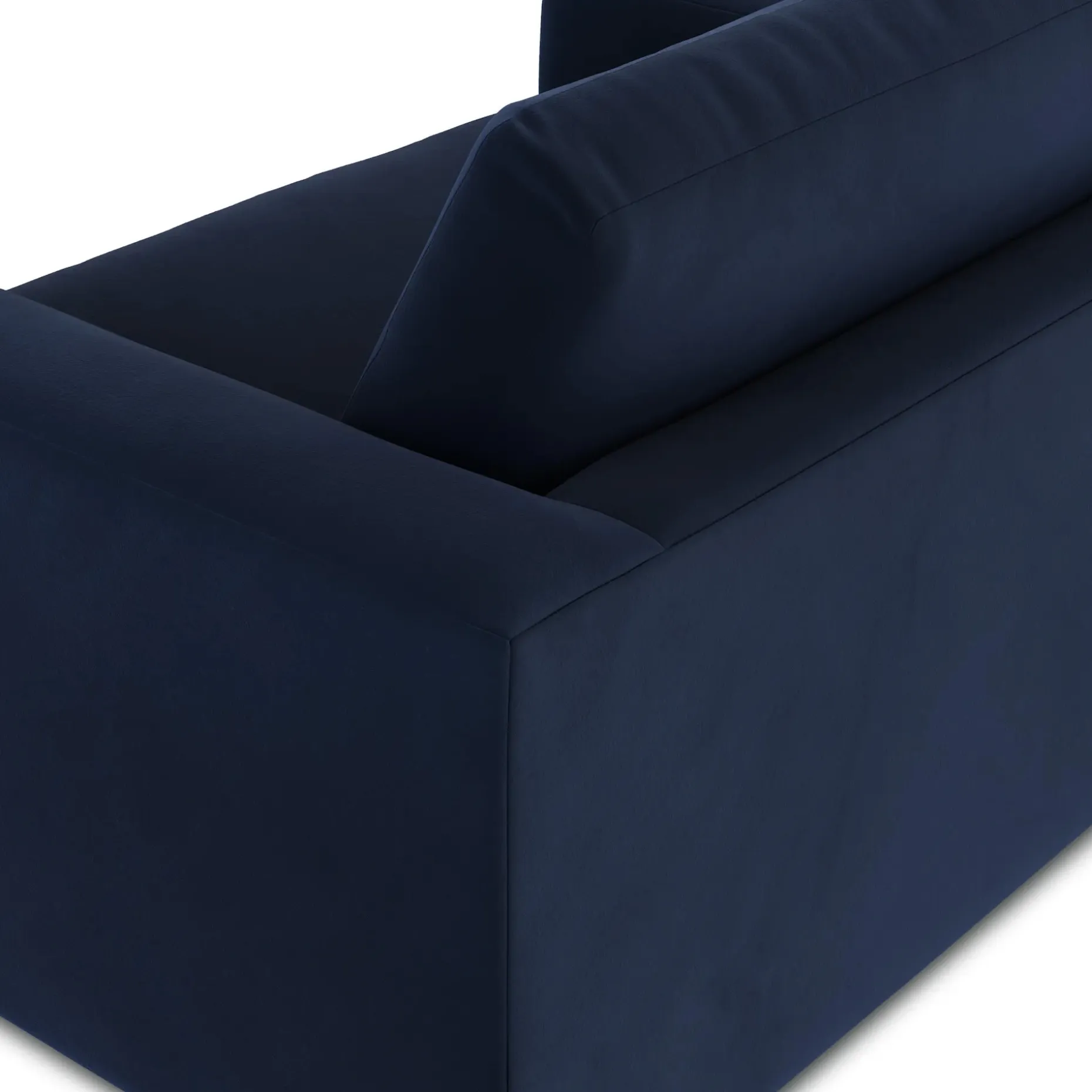 Riley 57.5" Velvet Sleeper Chair - Hale Ink