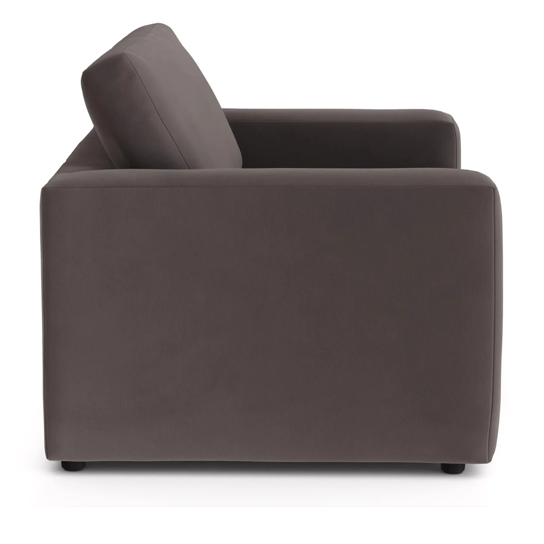 Riley 57.5" Velvet Sleeper Chair - Hale Warm Gray