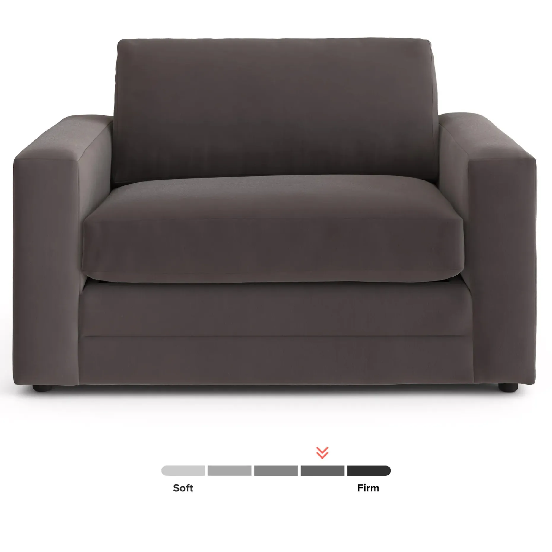 Riley 57.5" Velvet Sleeper Chair - Hale Warm Gray