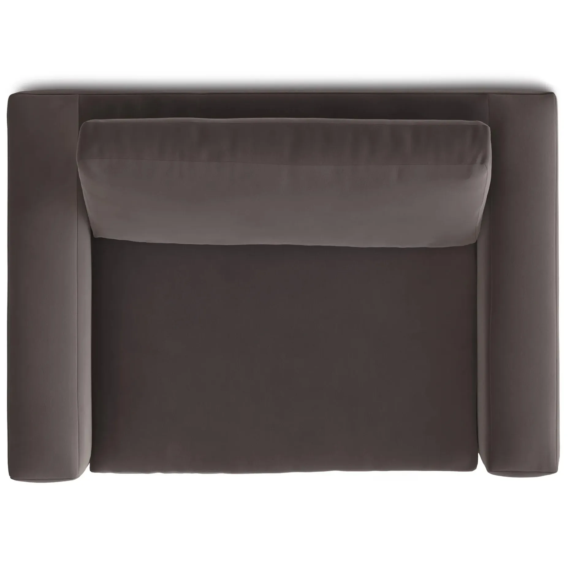 Riley 57.5" Velvet Sleeper Chair - Hale Warm Gray