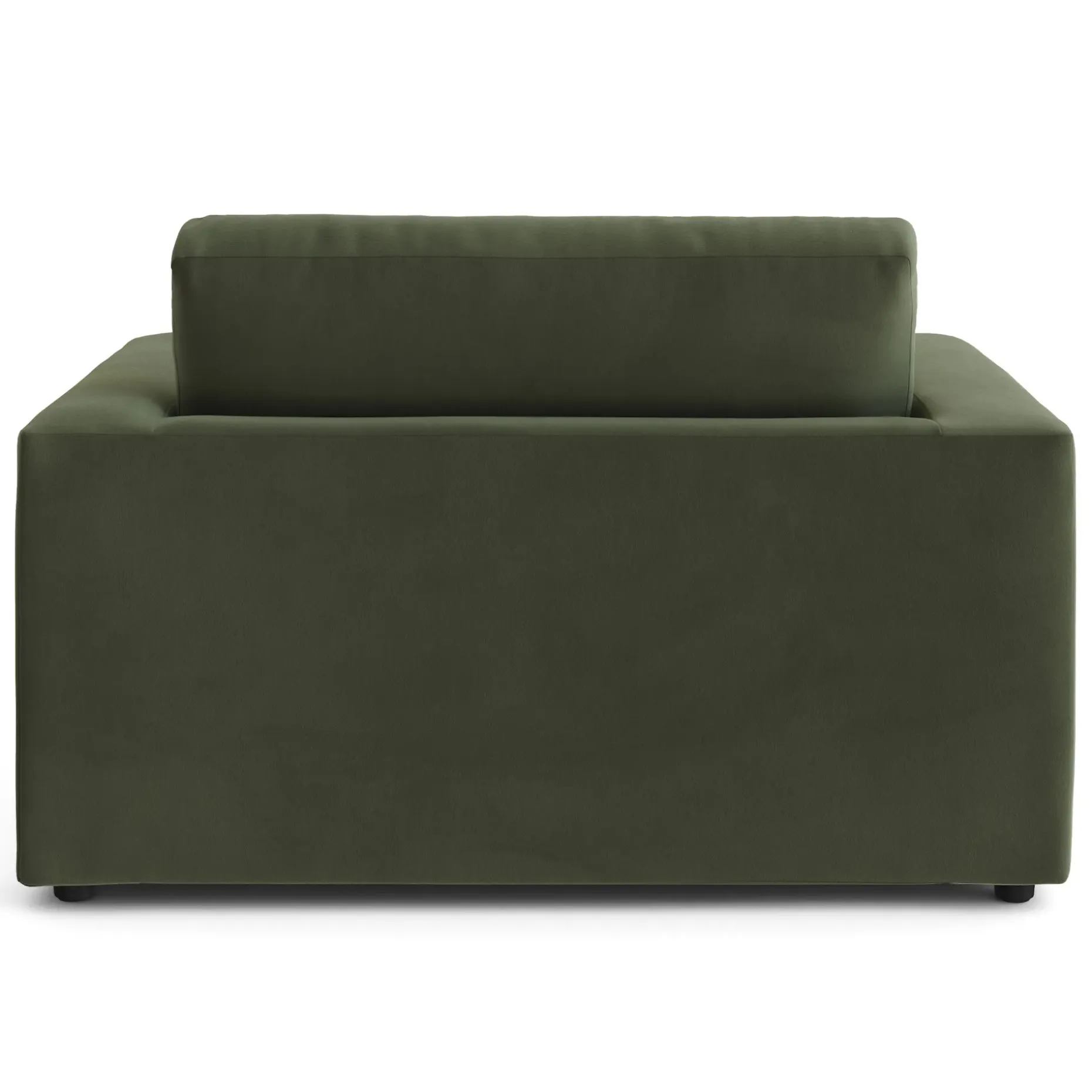 Riley 57.5" Velvet Sleeper Chair - Hale Fir Green