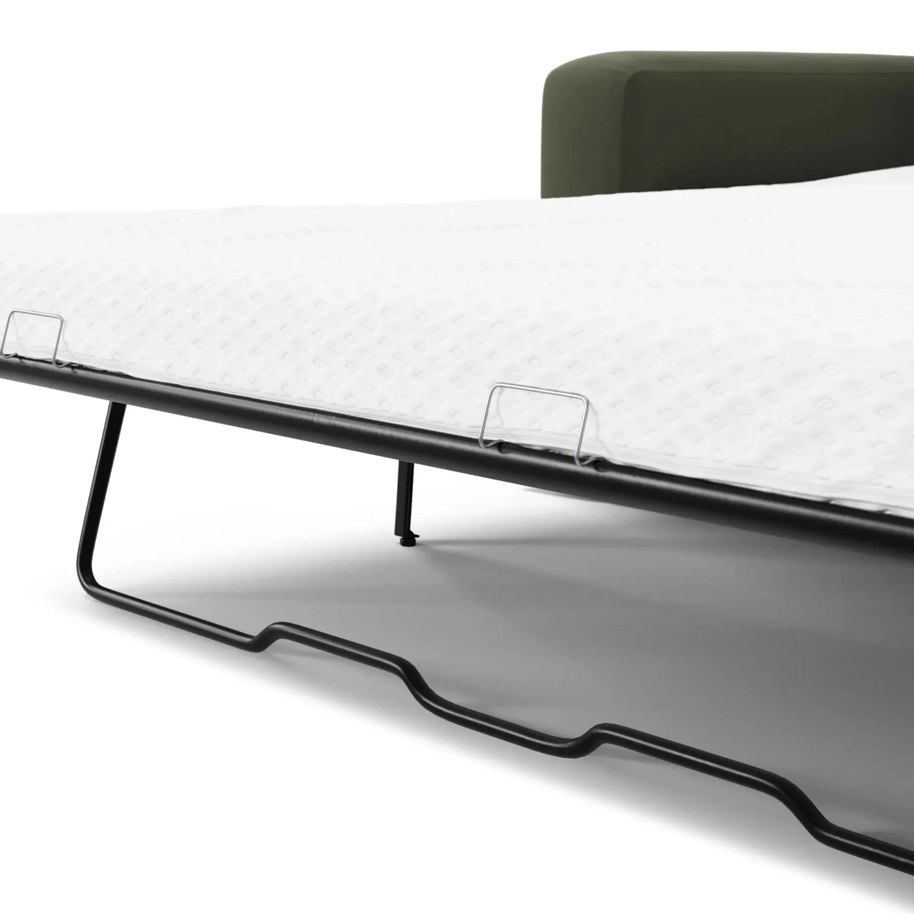 Riley 84" Velvet Sofa Bed - Hale Fir Green