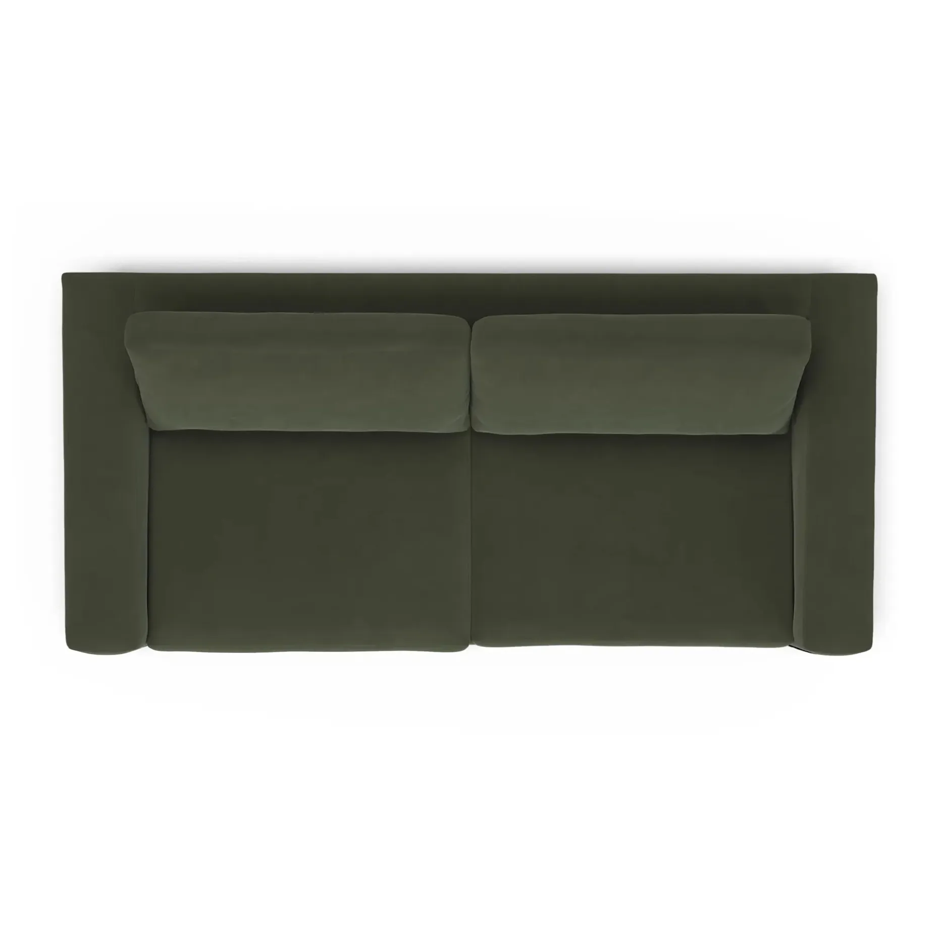 Riley 84" Velvet Sofa Bed - Hale Fir Green