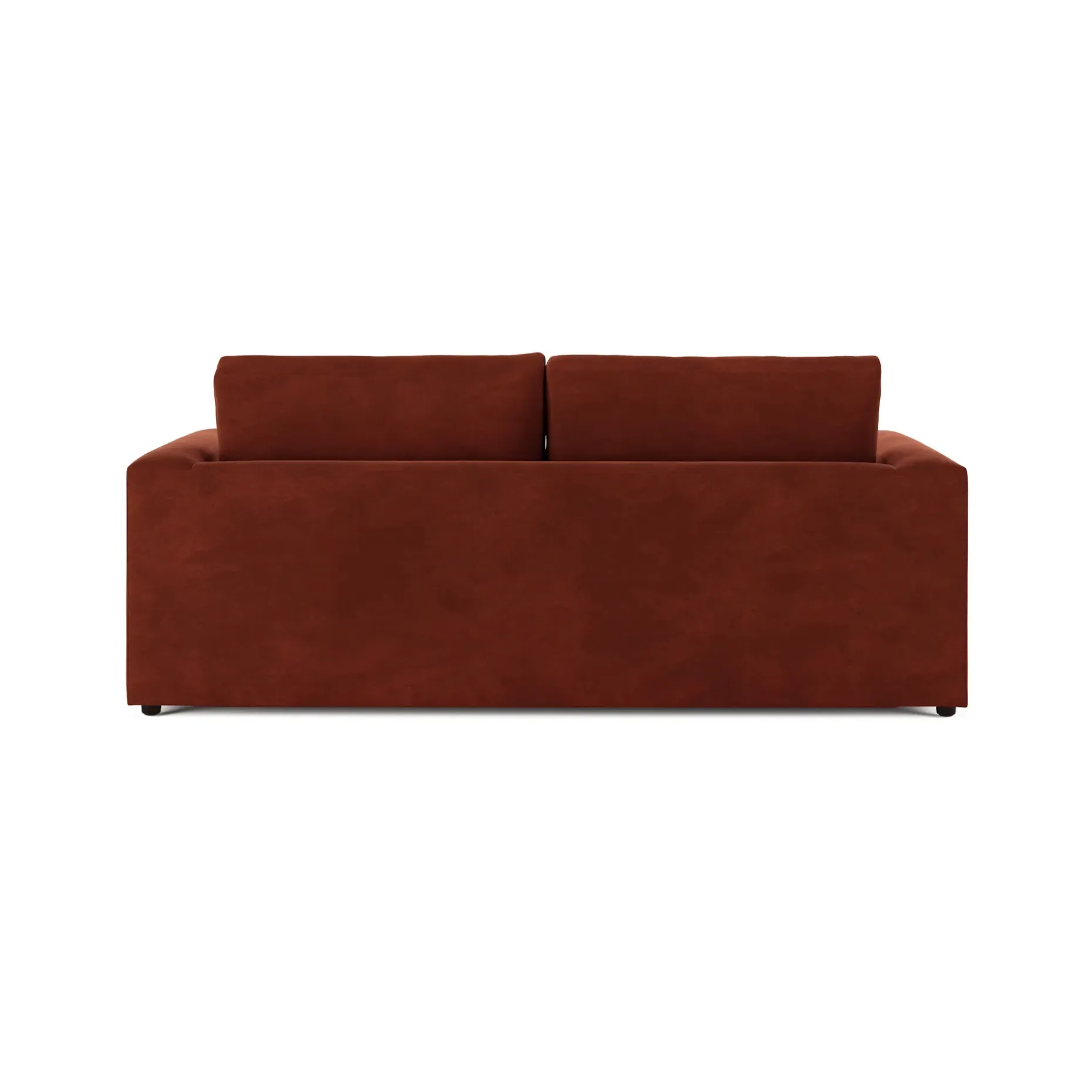 Riley 84" Velvet Sofa Bed - Hale Rust