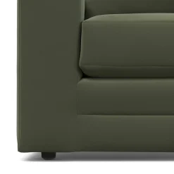 Riley 84" Velvet Sofa - Hale Fir Green