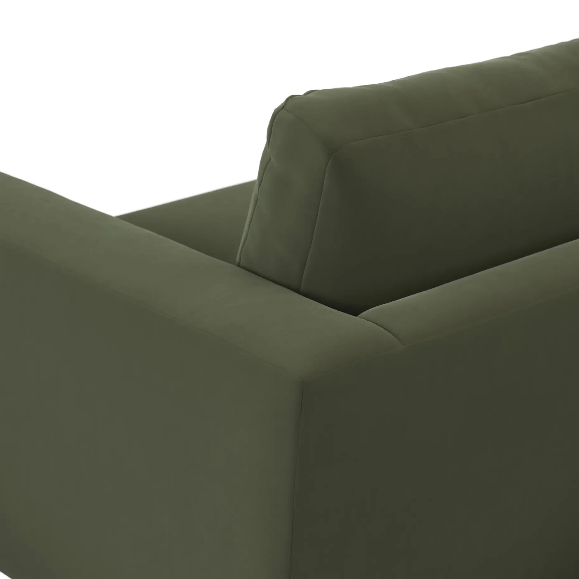 Riley 84" Velvet Sofa - Hale Fir Green