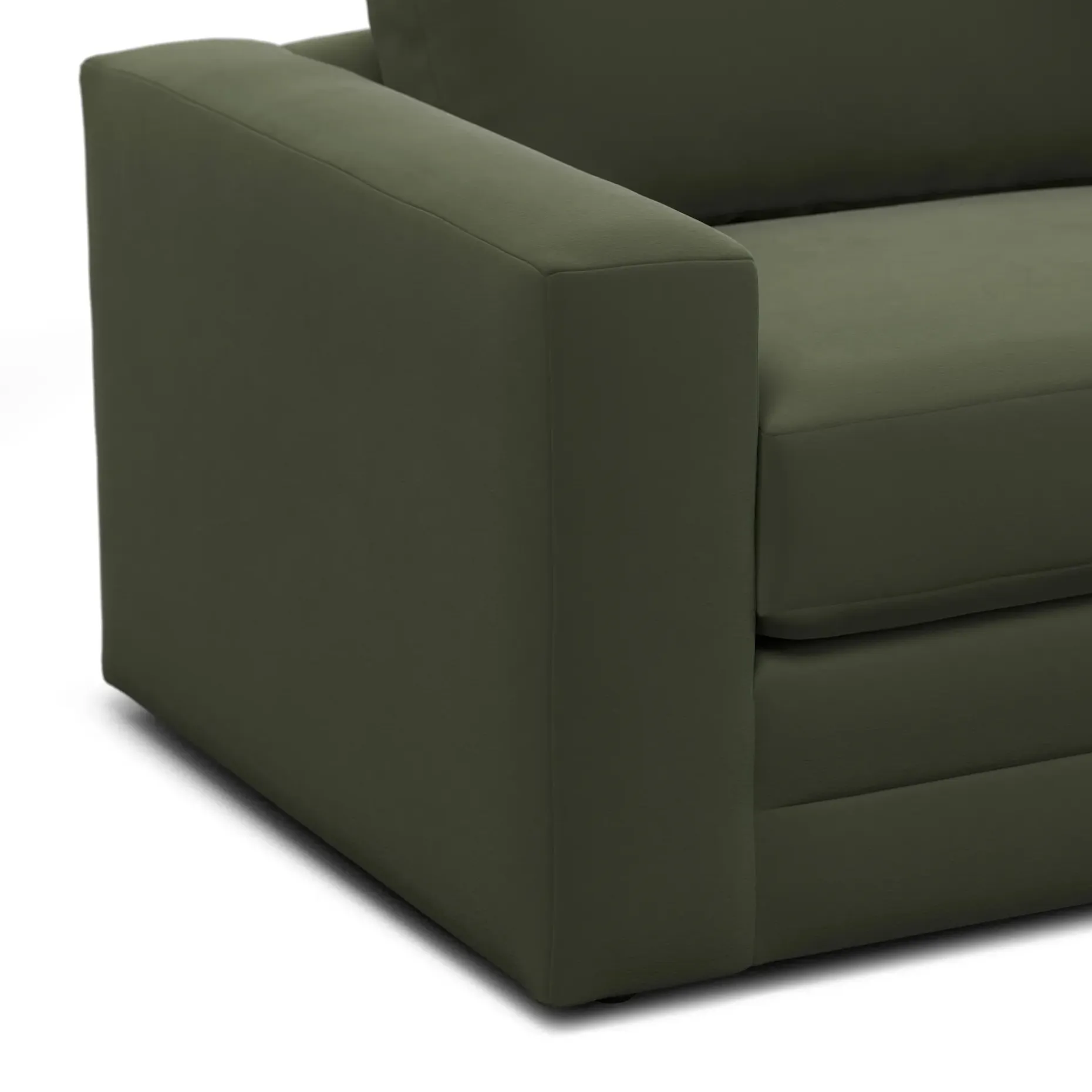 Riley 84" Velvet Sofa - Hale Fir Green