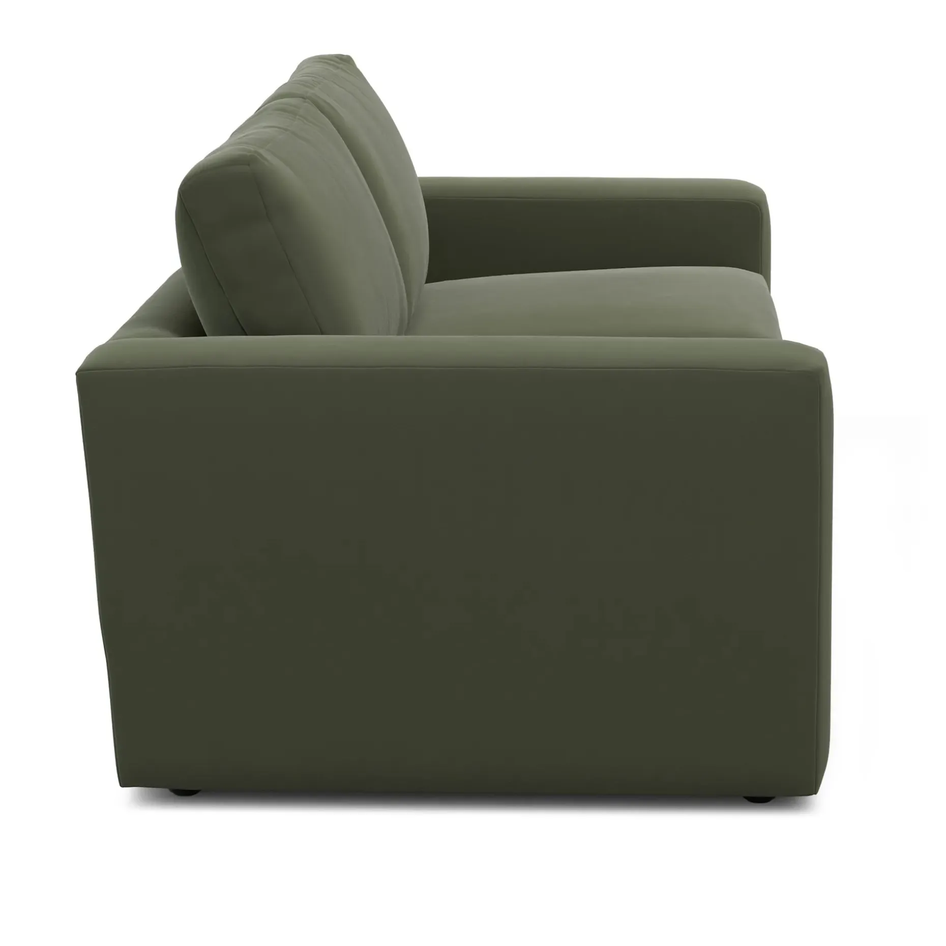 Riley 84" Velvet Sofa - Hale Fir Green