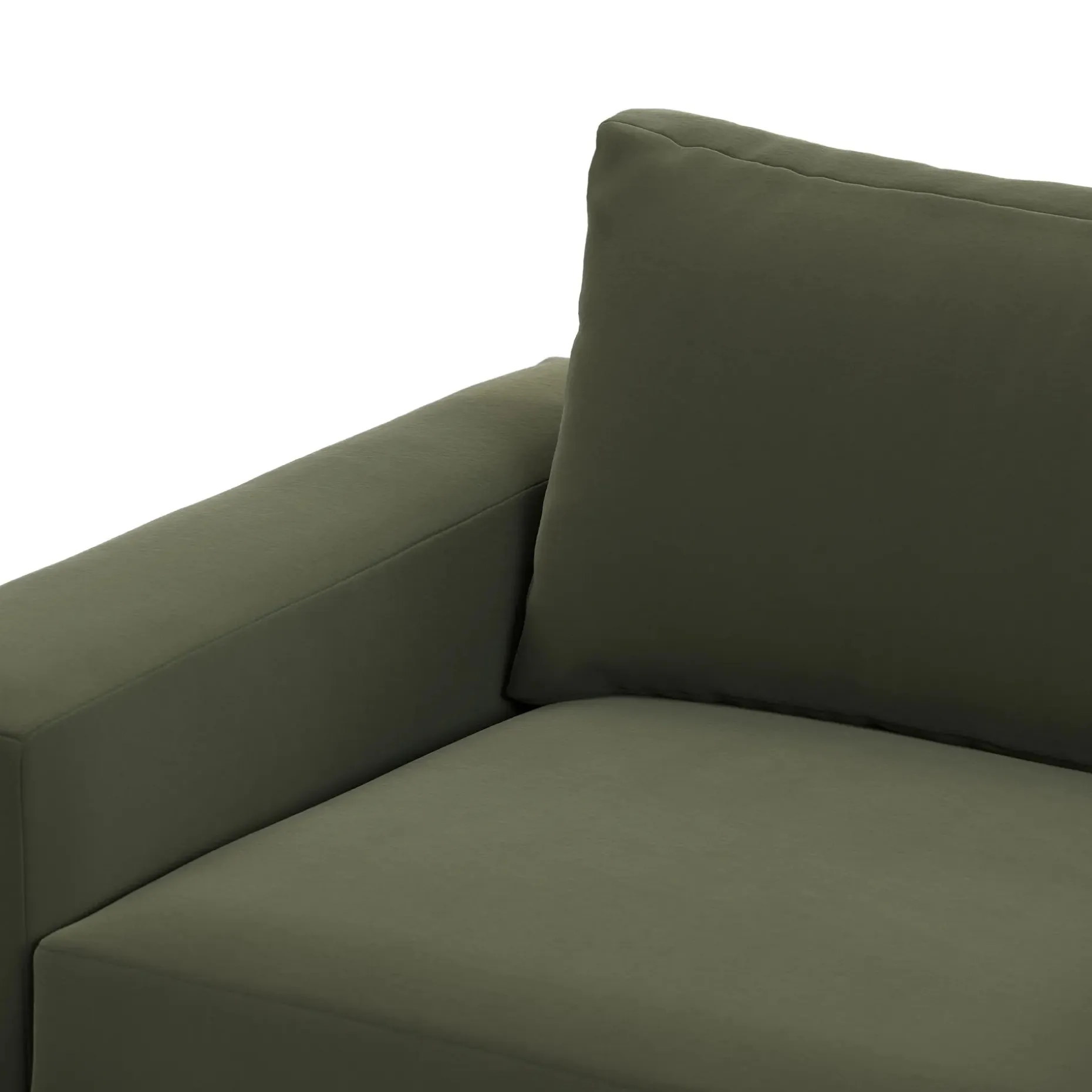 Riley 84" Velvet Sofa - Hale Fir Green