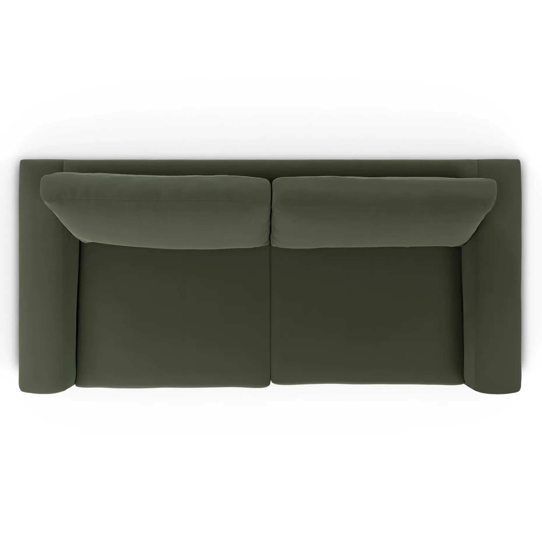 Riley 84" Velvet Sofa - Hale Fir Green