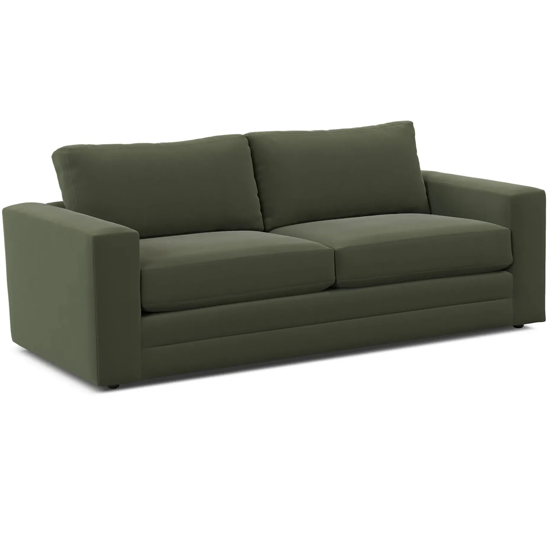 Riley 84" Velvet Sofa - Hale Fir Green