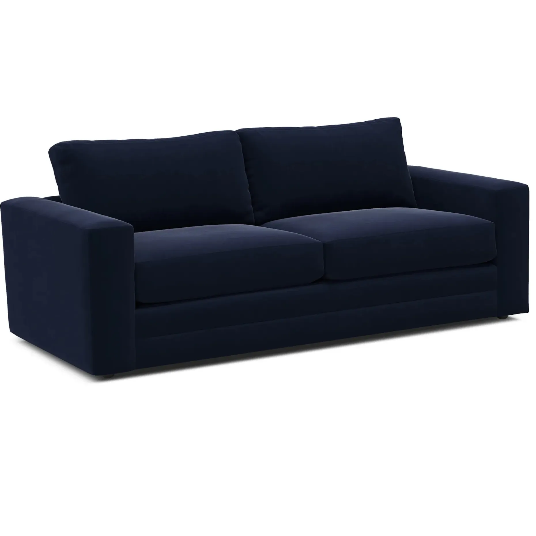 Riley 84" Velvet Sofa - Hale Ink