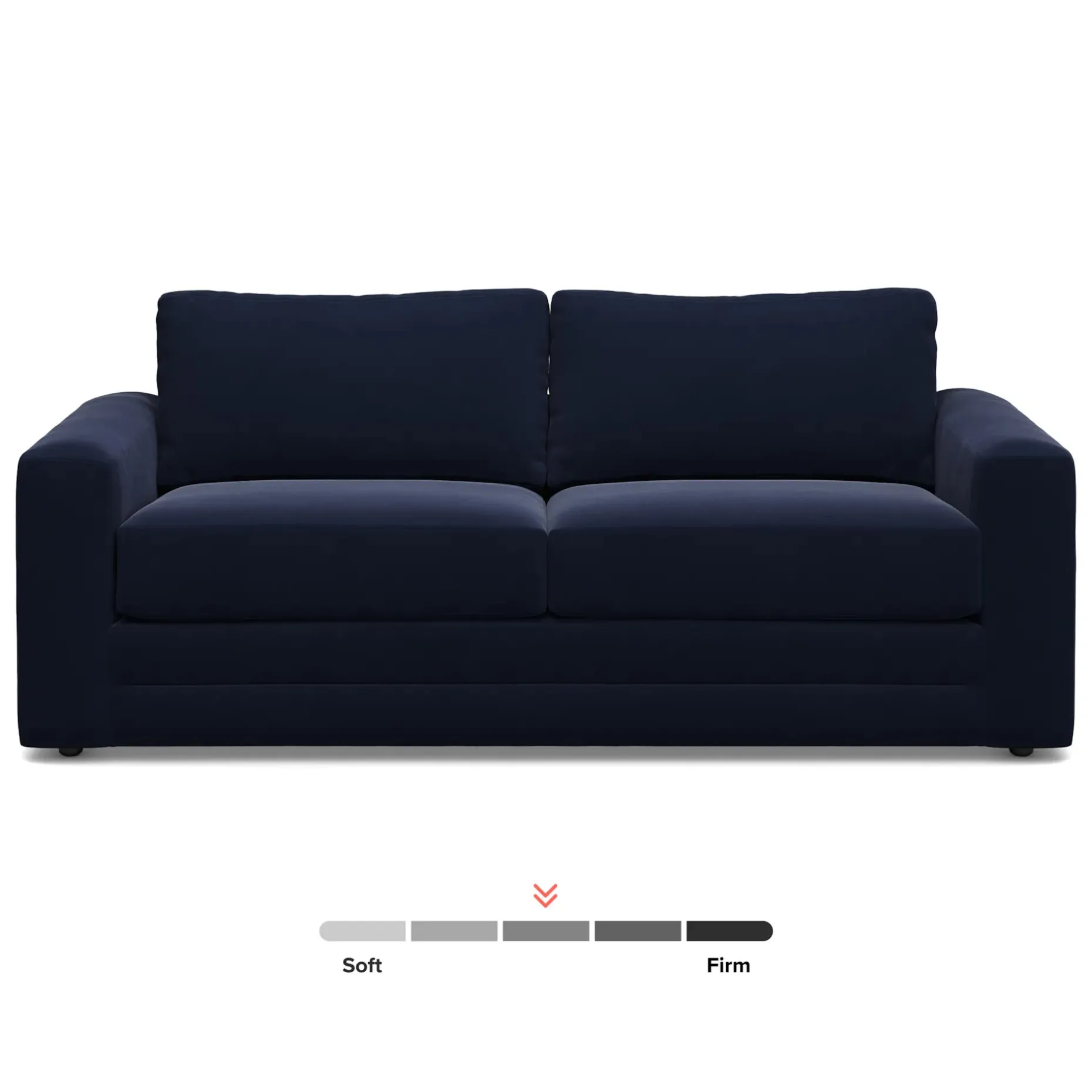 Riley 84" Velvet Sofa - Hale Ink