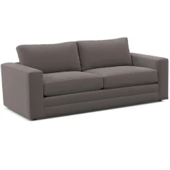 Riley 84" Velvet Sofa - Hale Warm Gray