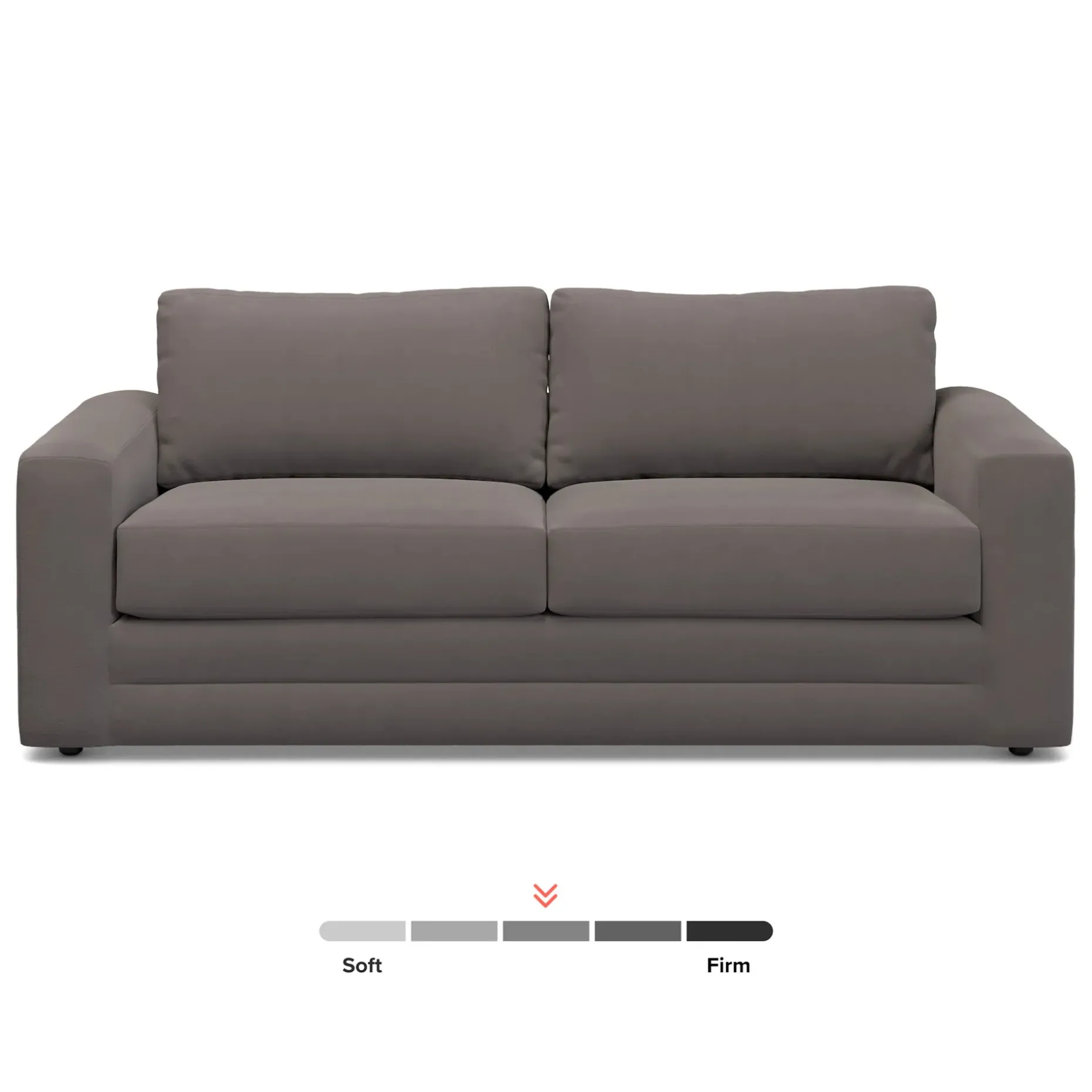Riley 84" Velvet Sofa - Hale Warm Gray