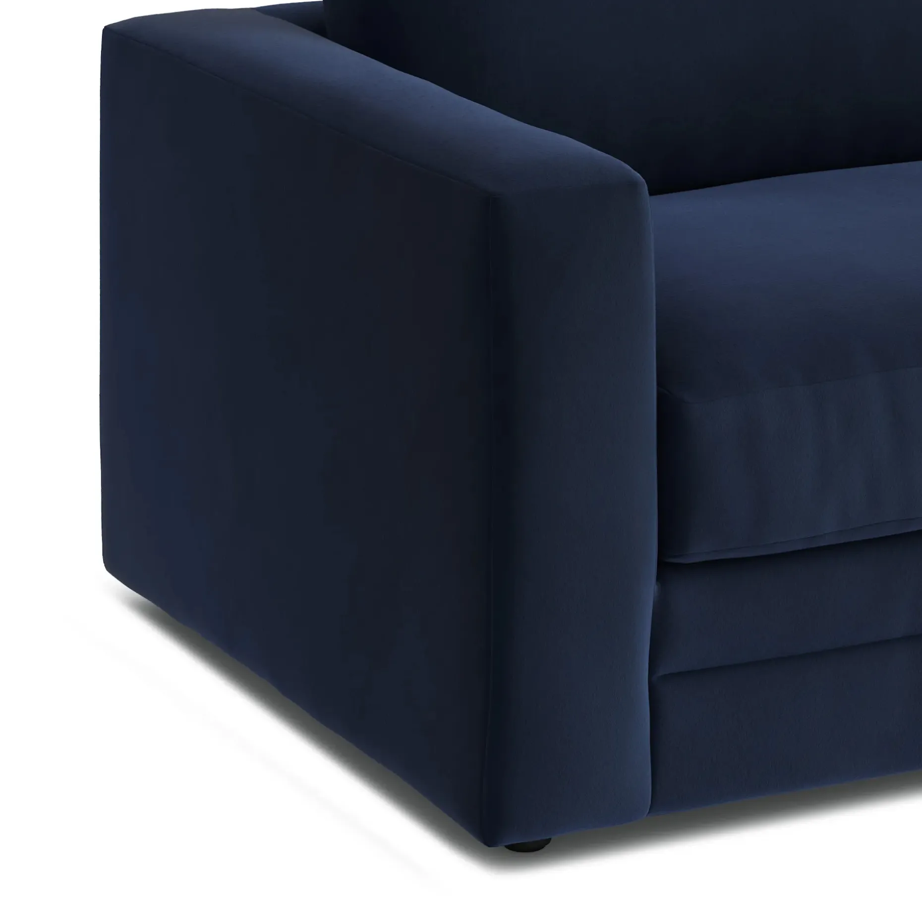 Riley 84" Velvet Storage Sofa - Hale Ink