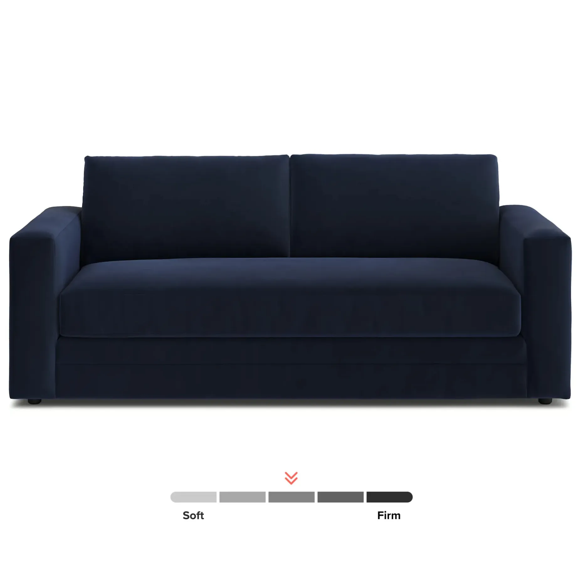 Riley 84" Velvet Storage Sofa - Hale Ink