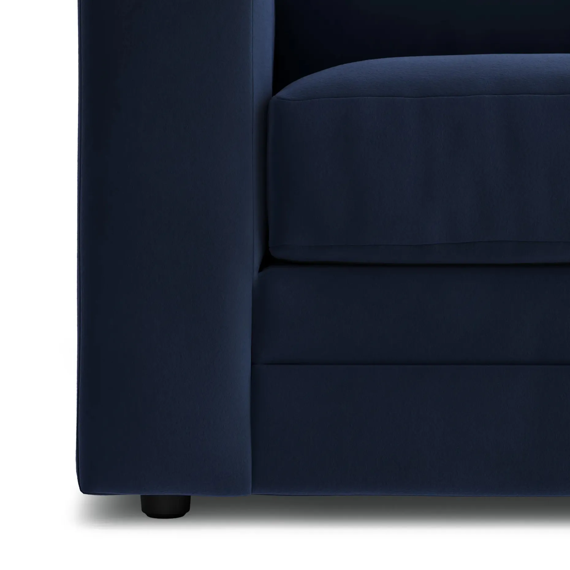 Riley 84" Velvet Storage Sofa - Hale Ink